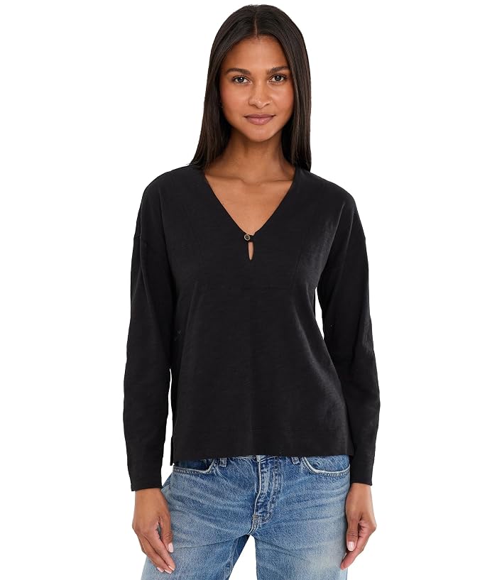 Lilla P Keyhole Easy Cuffed Tee