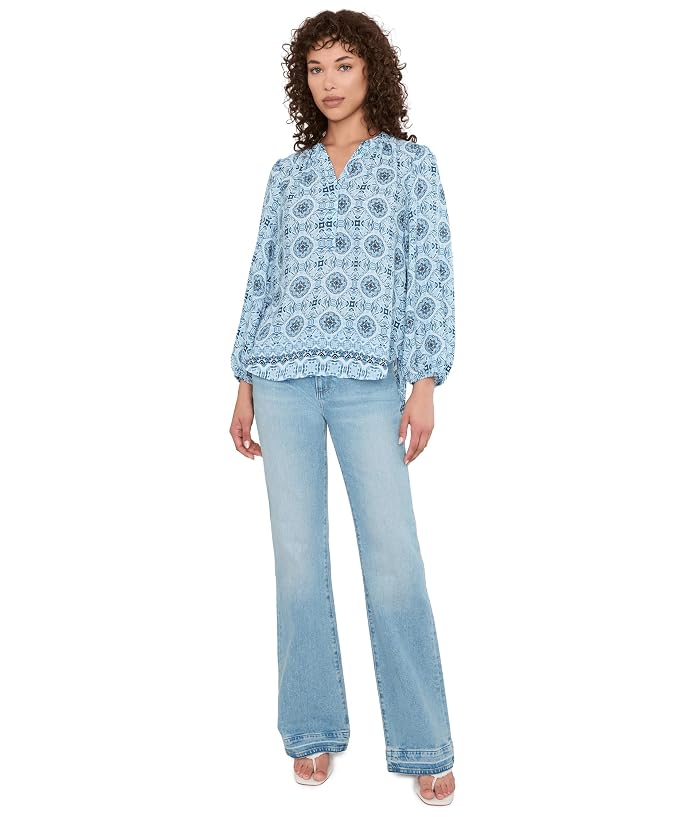 NYDJ Puff Sleeved Popover Top - Image 2