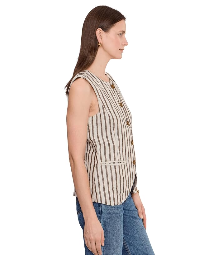 Faherty Sun Strider Linen Vest - Image 3