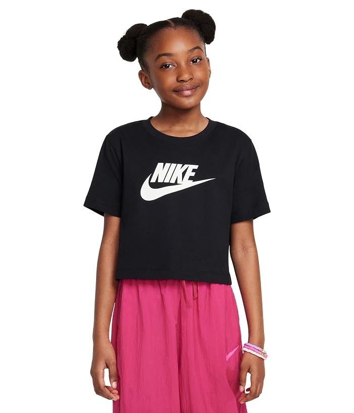 Nike Kids Cropped Futura T-Shirt (Little Kid/Big Kid)