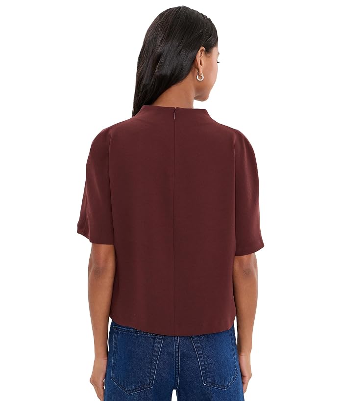 Vince Draped Funnel Neck Top - Image 4