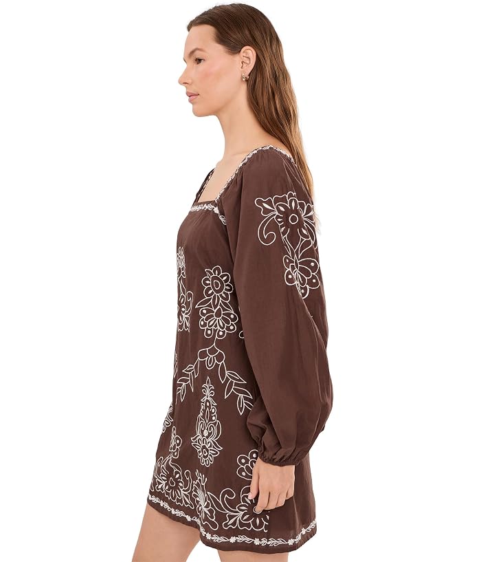 Adrianna Papell Embroidered Dress - Image 3
