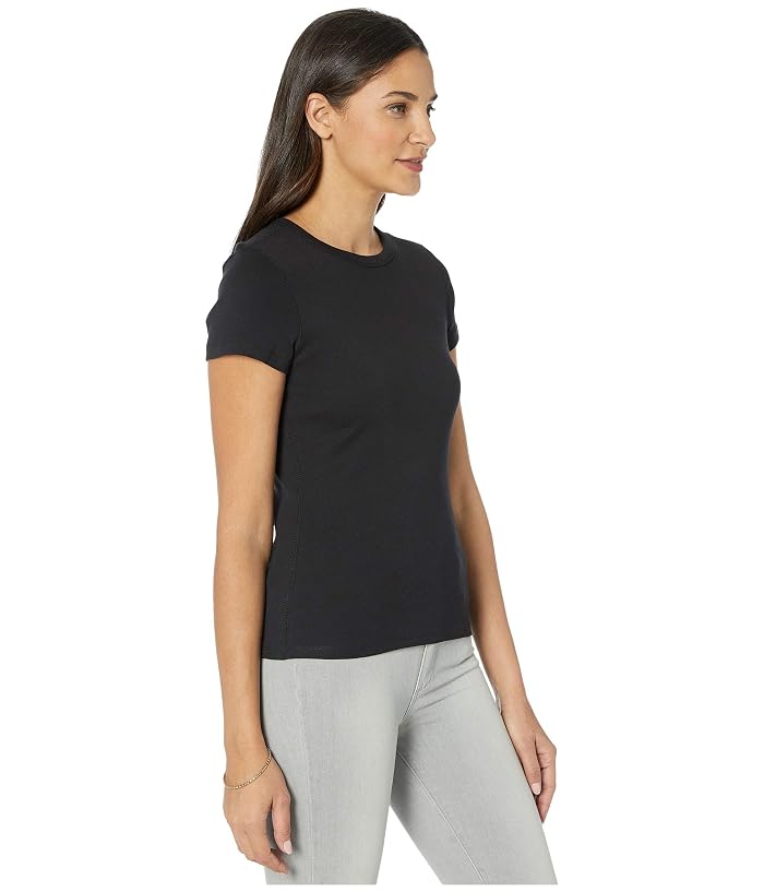 Lilla P 1x1 Rib Short Sleeve Crew Neck T-Shirt - Image 4