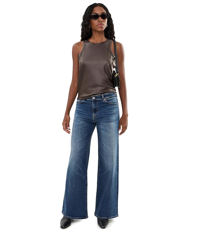 AG Jeans Saige Wide Leg Mid-Rise Fit - Image 2