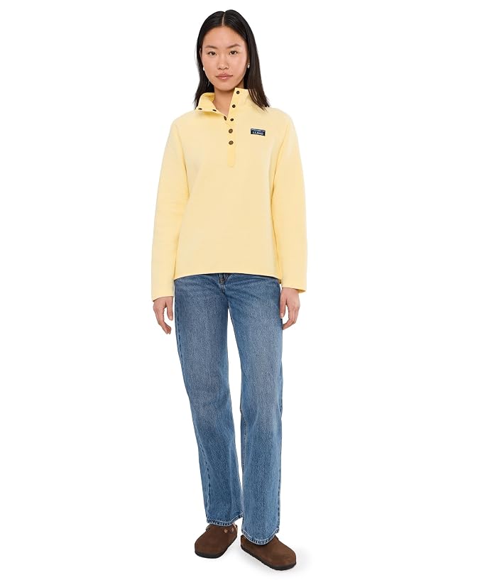 L.L.Bean Lakewashed Double-Knit 1/4 Snap - Image 2