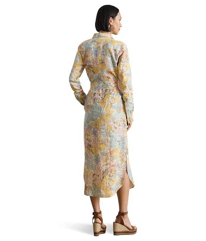 Lauren Ralph Lauren Floral Linen Shirtdress - Image 4