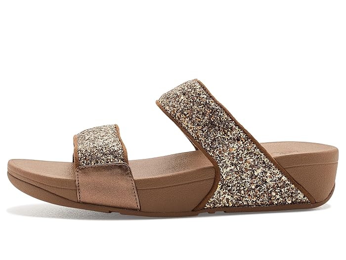 FitFlop Lulu Two-tone Glitter Two-bar Slides - Image 2