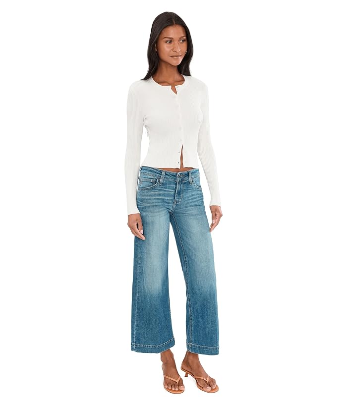 Ariat Perfect Rise Jazmine Wide Leg Crop Jeans - Image 2