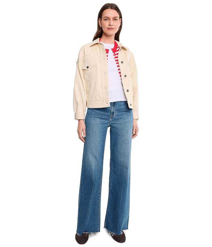 DAZE Far Out High-rise Wide Leg In New Indigo - Image 2