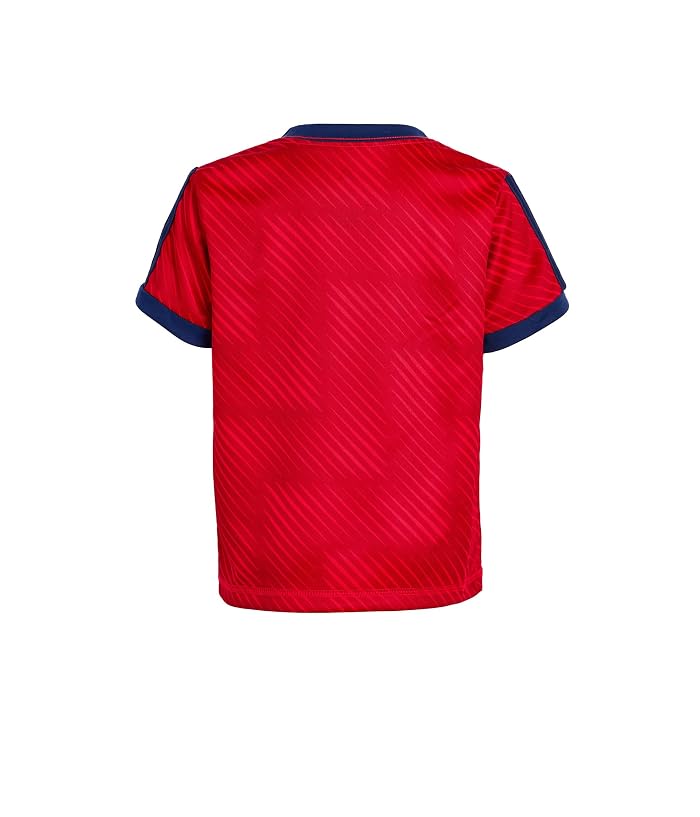 adidas Kids All Over Print Soccer Top Shorts Set (Infant) - Image 2