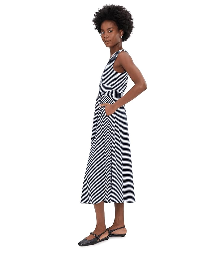 PACT Fit-and-Flare Easy V-Neck Dress - Image 3