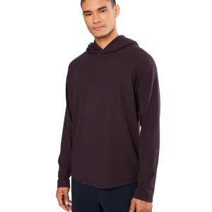 Vince Broken Twill Pull-On Hoodie