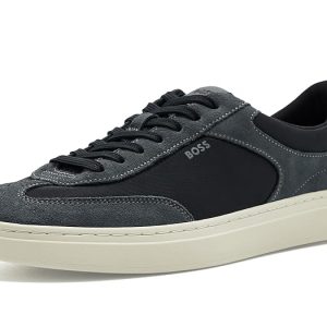 BOSS Kieran Cupsole Dress Suede Sneakers