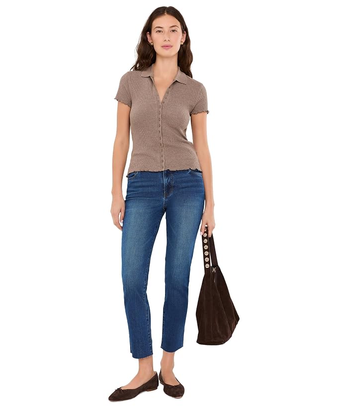 KUT from the Kloth Reese High-Rise Ankle Straight In Fairness - Image 2