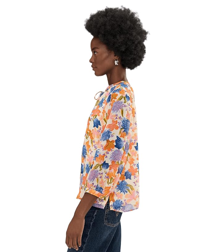 Vince Camuto Tie Neck Peasant Sleeve Blouse with Tie - Image 3