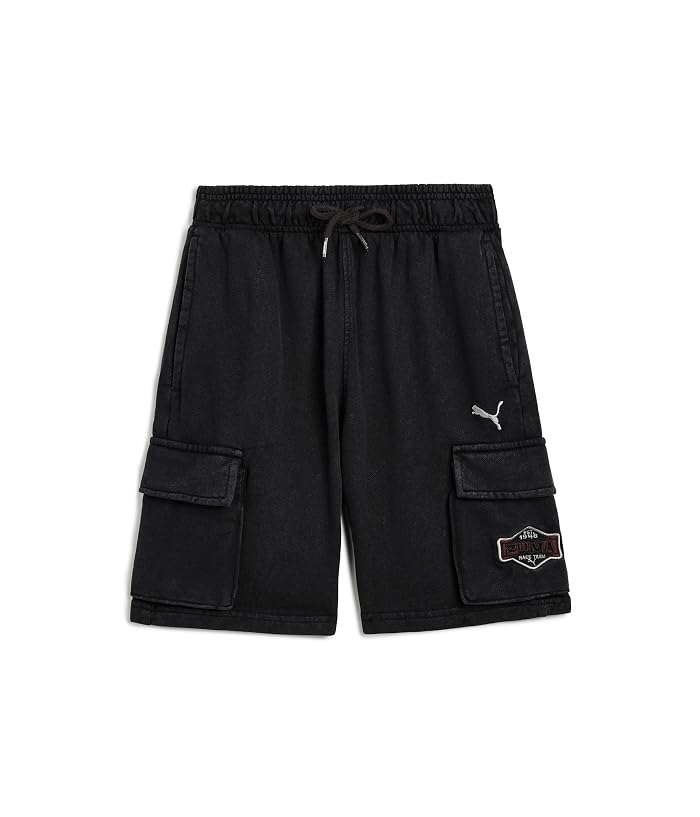 PUMA Kids Vintage Moto French Terry Shorts (Big Kid) - Image 4