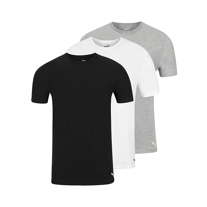 PUMA 3 Pack Crew Neck T-Shirts - Image 3