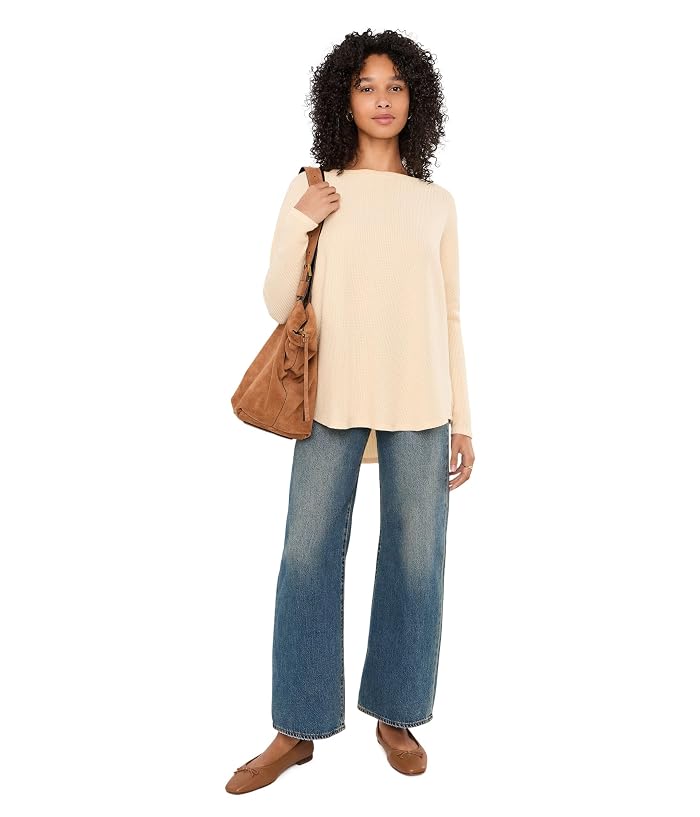 Free People Latte Blues Thermal Solid - Image 2