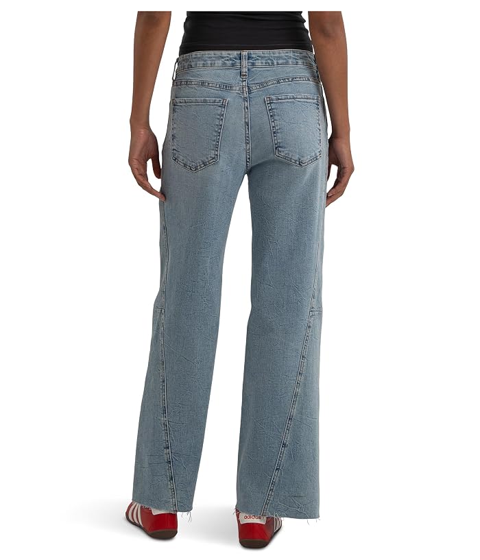 KUT from the Kloth Meg High-Rise Wide Leg Side Panel Raw Hem - Image 3
