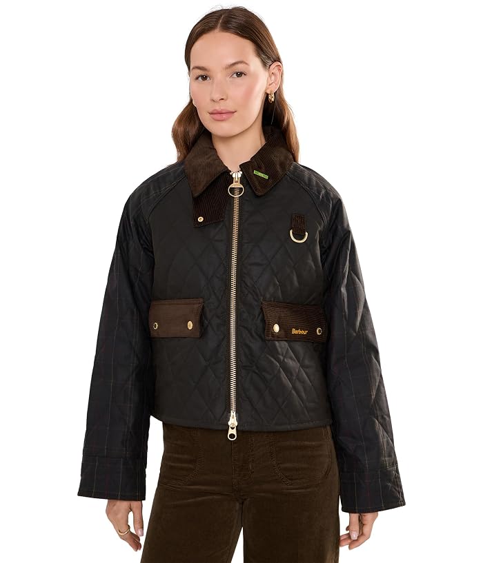 Barbour Tartan Reimagined Icons Tartan Quilted Spey Wax Jacket