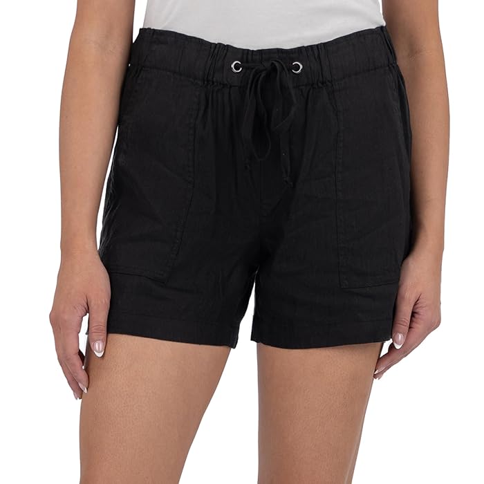 KUT from the Kloth Katana-Drawstring Shorts with Porkchop Pockets - Image 4
