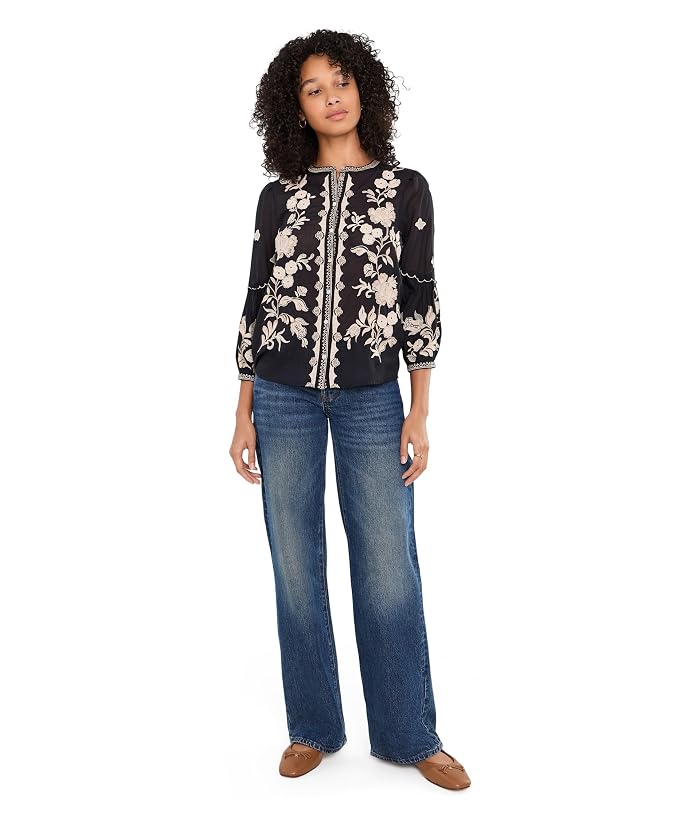 Johnny Was Scallop Sleeve Blouse - Image 2