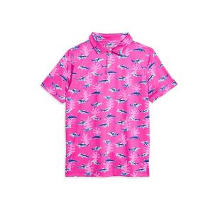 Chubbies Kids The Great Pink Shark Performance Polo (Big Kid)