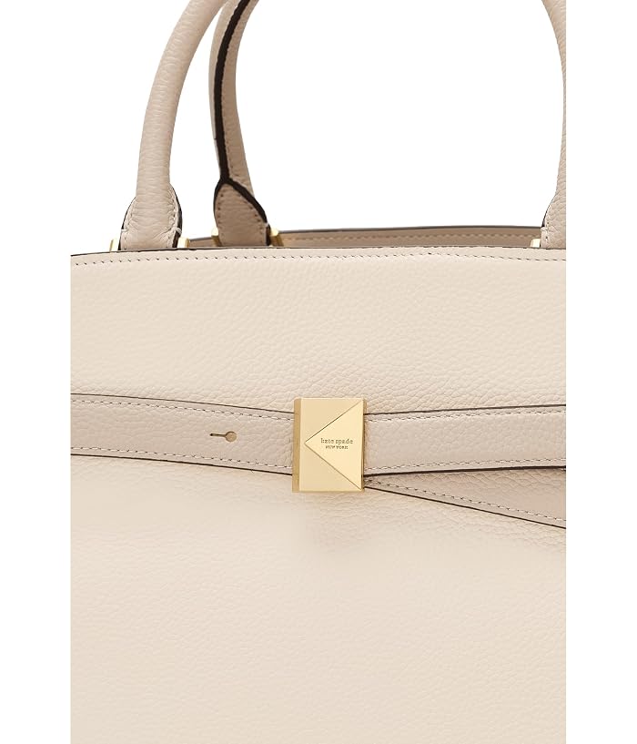 Kate Spade New York Deco Colorblocked Pebbled Leather Large Satchel - Image 4