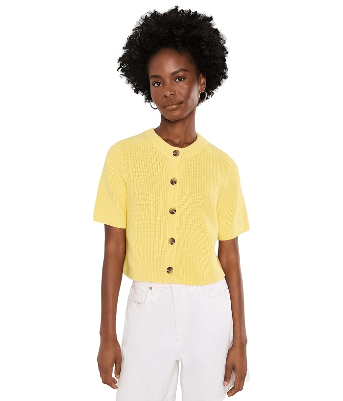 525 america Ginevra Short Sleeve Shaker Cardigan
