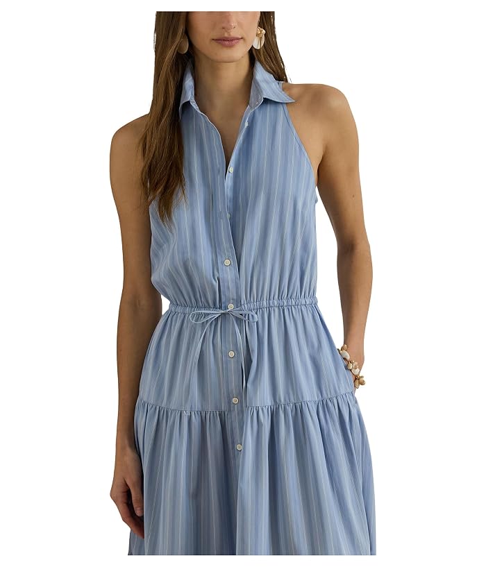 Lauren Ralph Lauren Striped Broadcloth Tiered Shirtdress - Image 2