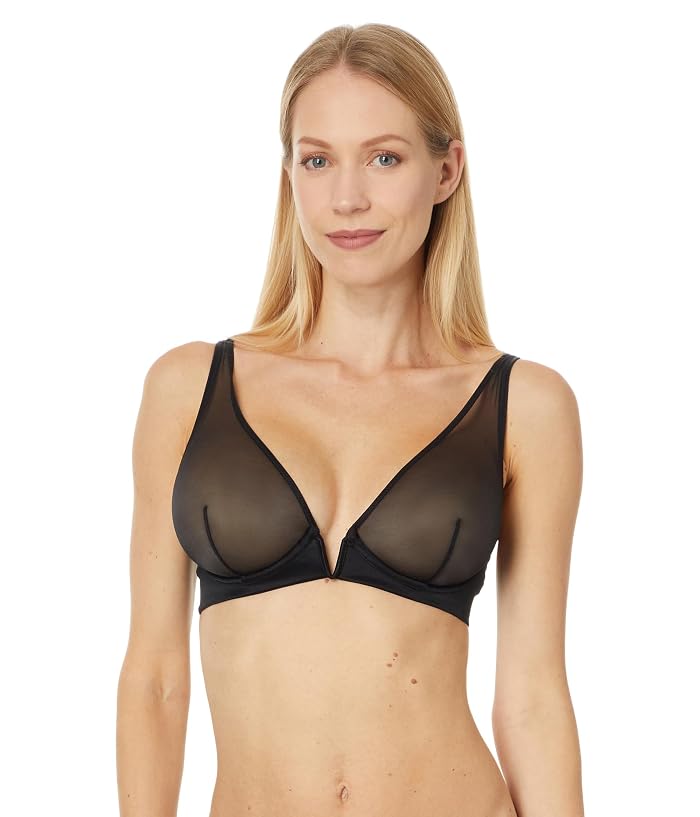 Commando Chic Mesh Plunge Bra - Image 3