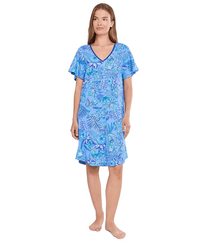 Karen Neuburger Flutter Sleeve Sleepdress - Image 2