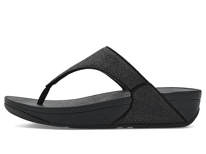 FitFlop Lulu Shimmerglitz Toe-Post Sandals - Image 4
