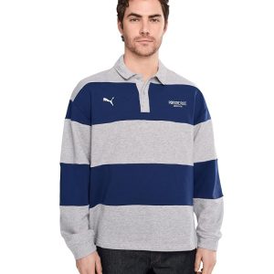 PUMA Porsche Legacy Lifestyle Crew Striped Knit Top