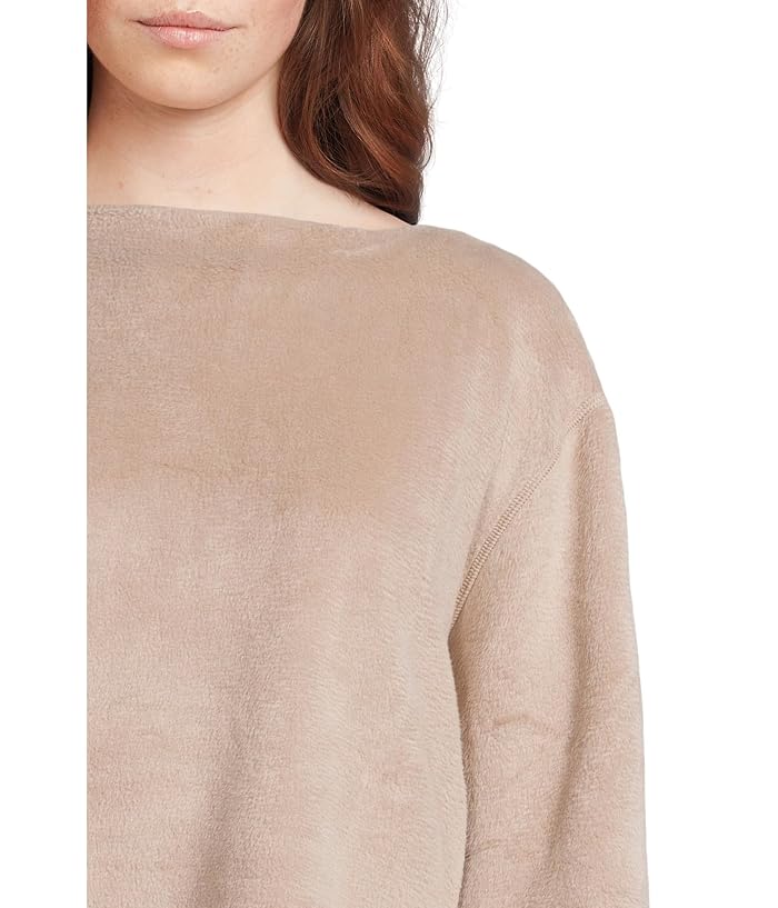 Eberjey Reversible Plush Raw Edge Pullover - Image 4