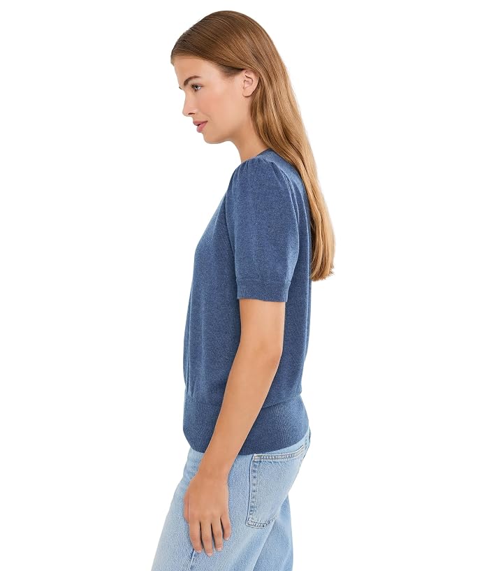 Vince Camuto Short Sleeve Puff Sleeve Crew Neck - Image 3
