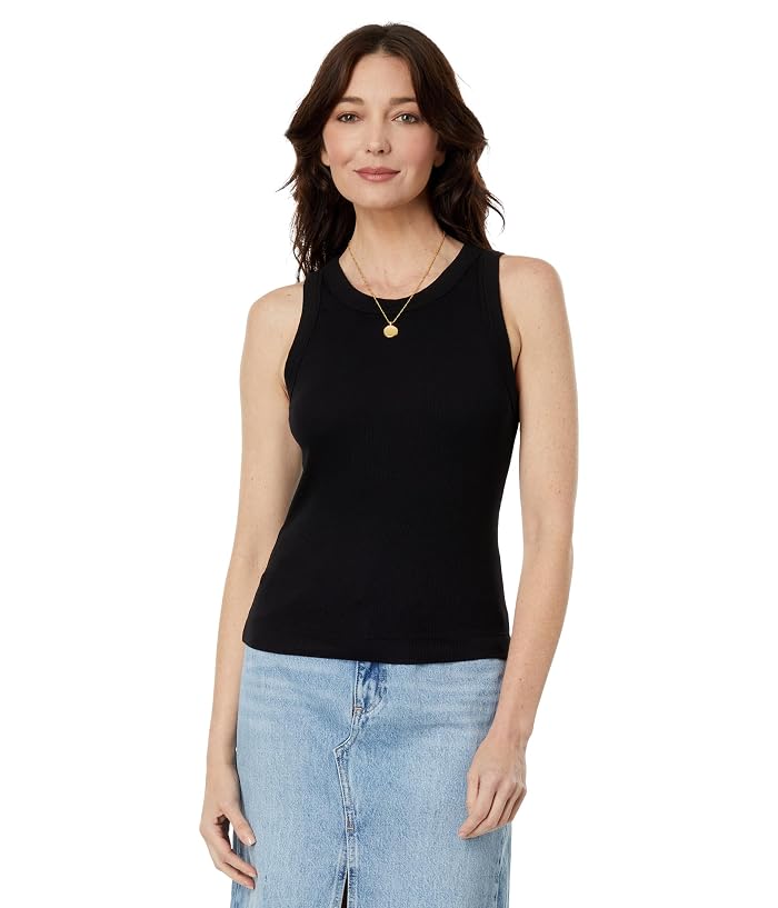 Michael Stars Gina Wide Binding Crop Tank