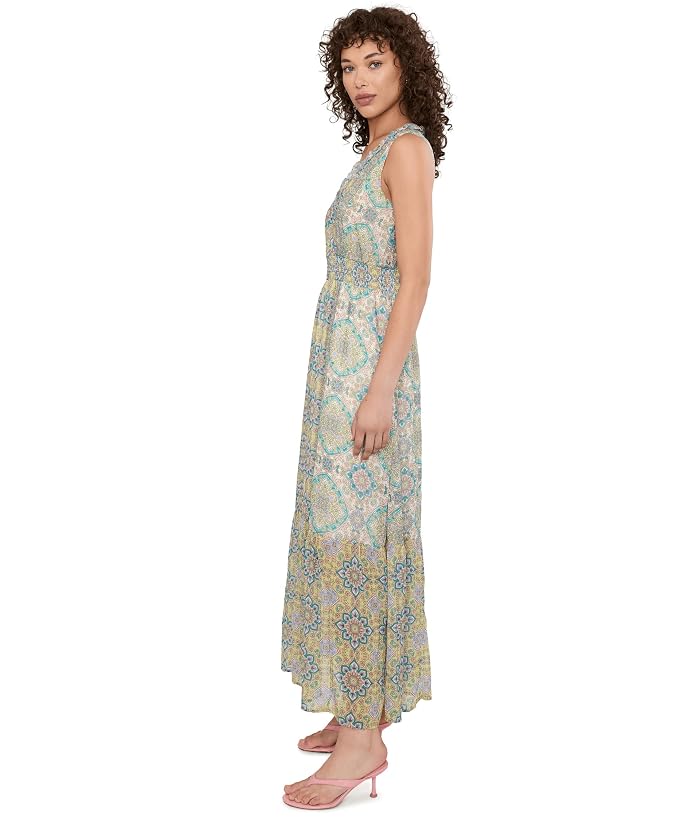 Liverpool Los Angeles Sleeveless Smocked Waist Woven Maxi Dress - Image 3