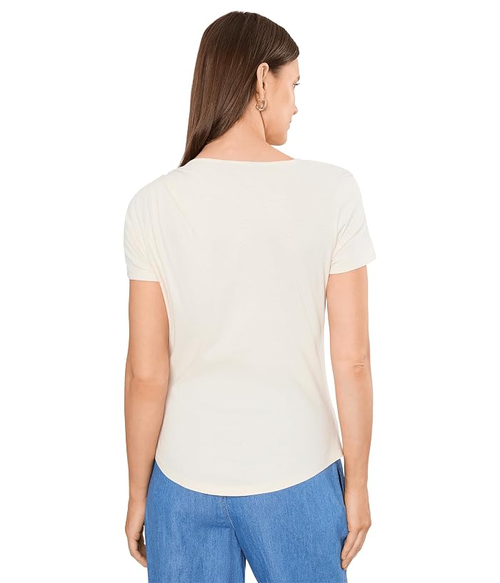 Lauren Ralph Lauren Twist-Neck Cotton Jersey Tee - Image 4