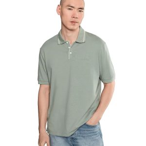 Armani Exchange Stretch Cotton Jersey Polo Shirt
