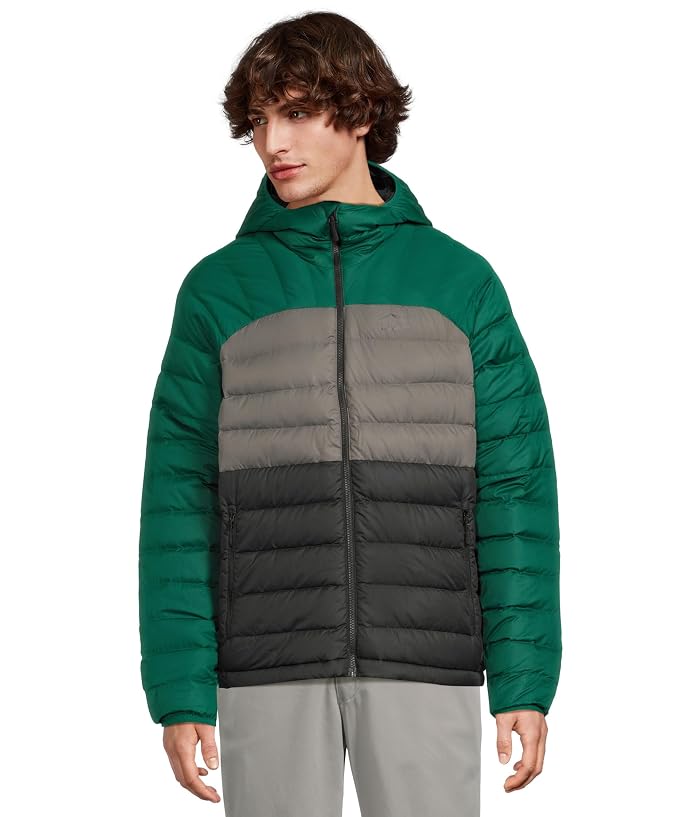 L.L.Bean Bean's Down Hooded Jacket Color-Block