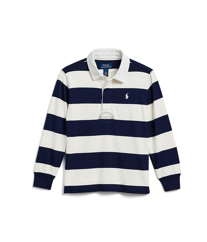 Polo Ralph Lauren Kids The Iconic Rugby Shirt (Toddler/Little Kid) - Image 4
