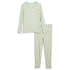 Kickee Pants Kids Print Long Sleeve Pajama Set (Toddler/Little Kids/Big Kids)