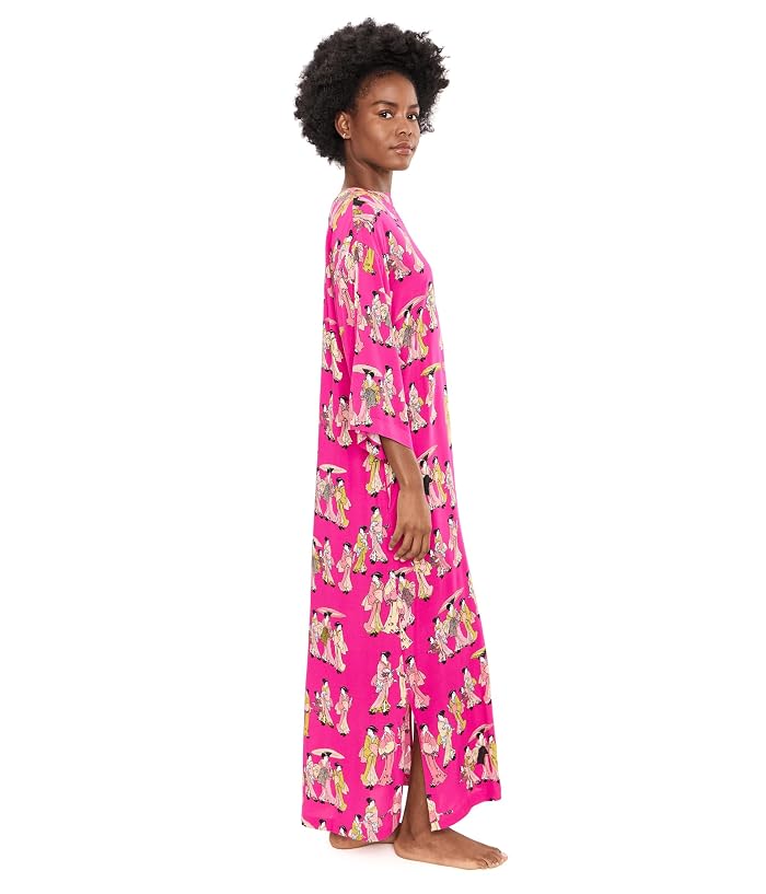 N by Natori Geisha Challis Mandarin Caftan - Image 3