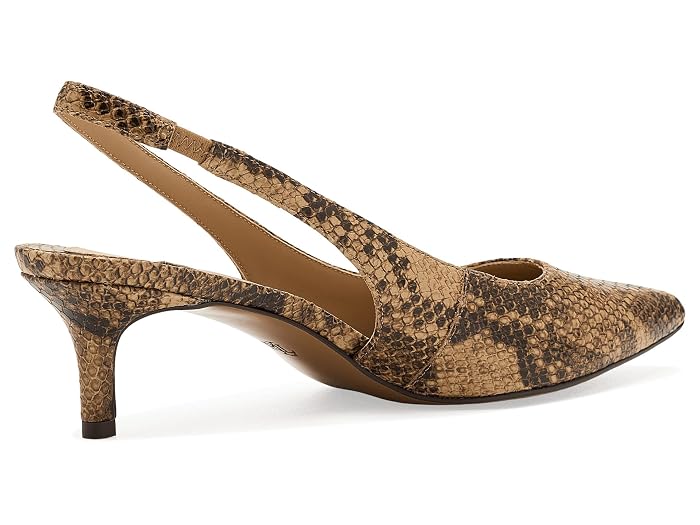 Lauren Ralph Lauren Lolah II Python-Embossed Slingback Pumps - Image 3