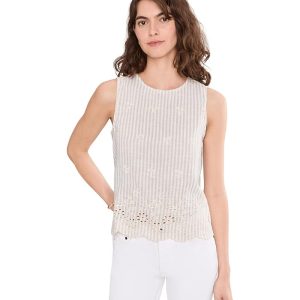 Vince Camuto Sleeveless Crewneck Blouse