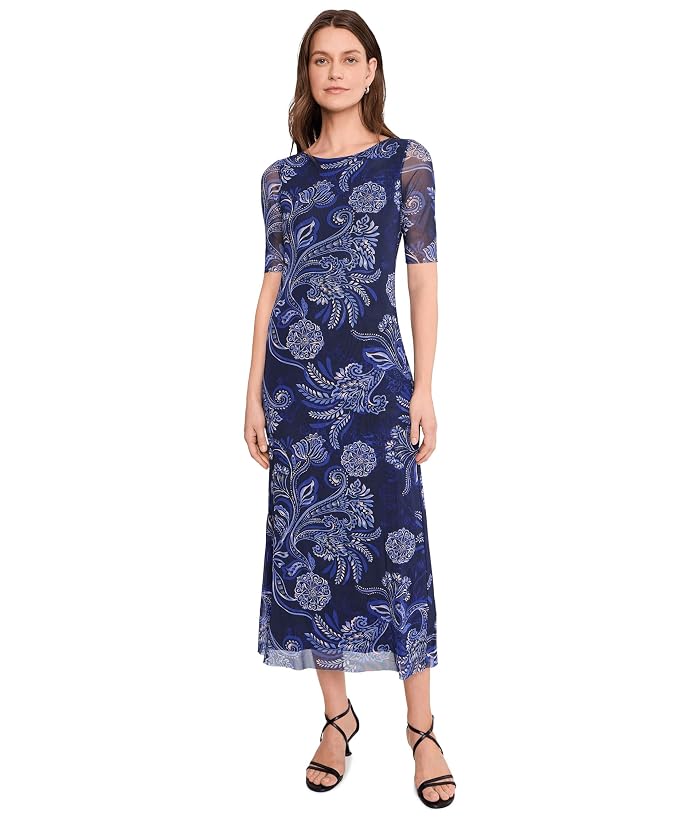 Johnny Was Astrid Mesh Midi Dress - Miko