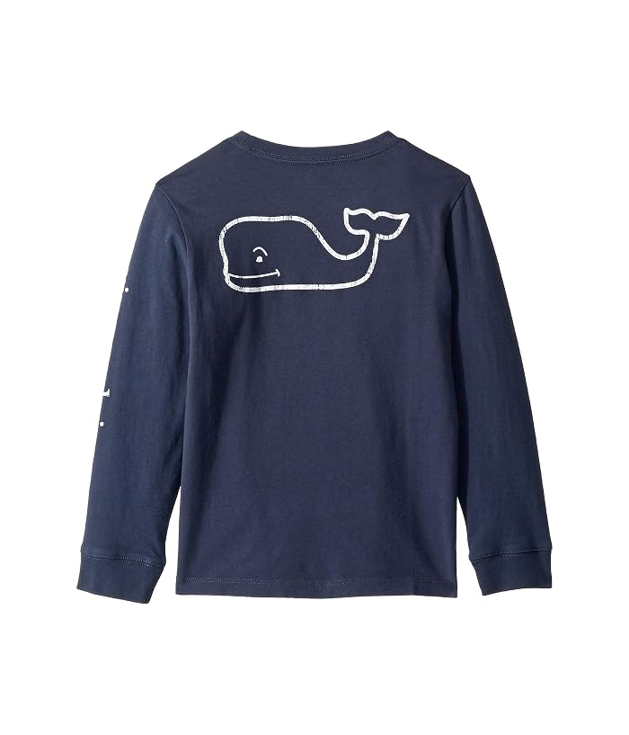 Vineyard Vines Kids Long Sleeve Vintage Whale (Toddler/Little Kids/Big Kids) - Image 2