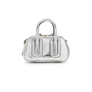 Marc Jacobs Babe Mini Top-Handle In Metallic Leather
