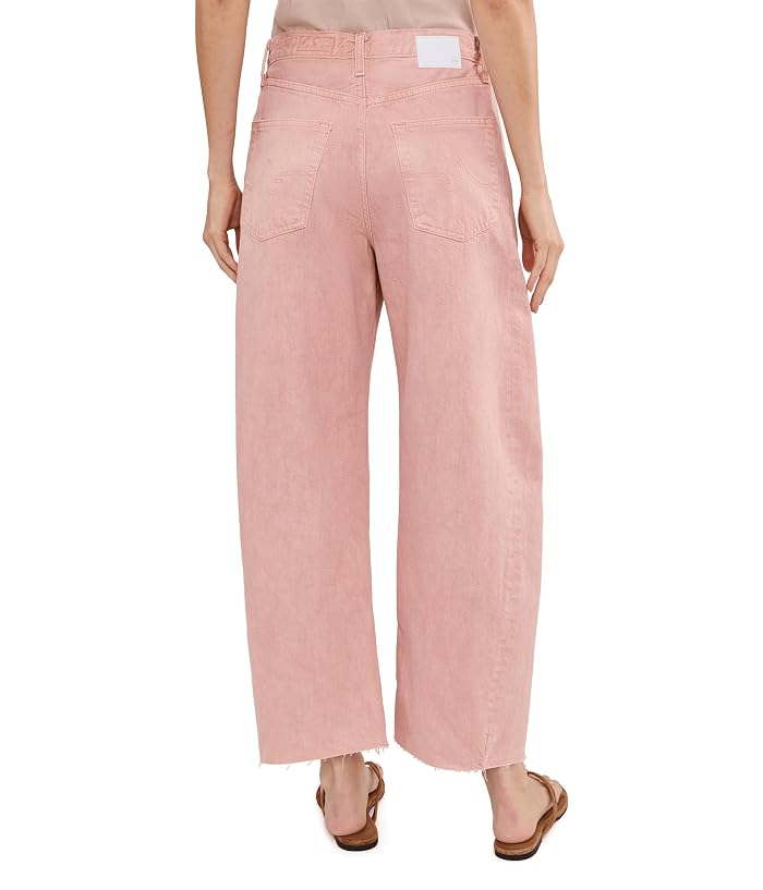 AG Jeans Hattie High-Rise Crop Barrel in Sulfur Sparkling Rose - Image 4